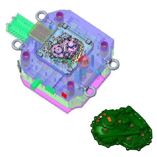 汽车变速器端盖压铸模具